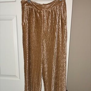 Sage the label Tan Velvet Wide leg Women's Pants
EUC